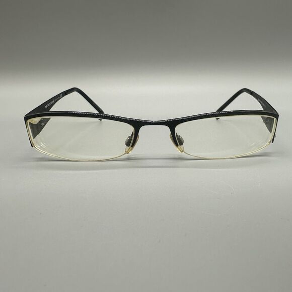 Dolce&Gabbana Eyeglasses Frames Only D&G 4134 0B5 52-18-130 Black Half Rim - Picture 2 of 16